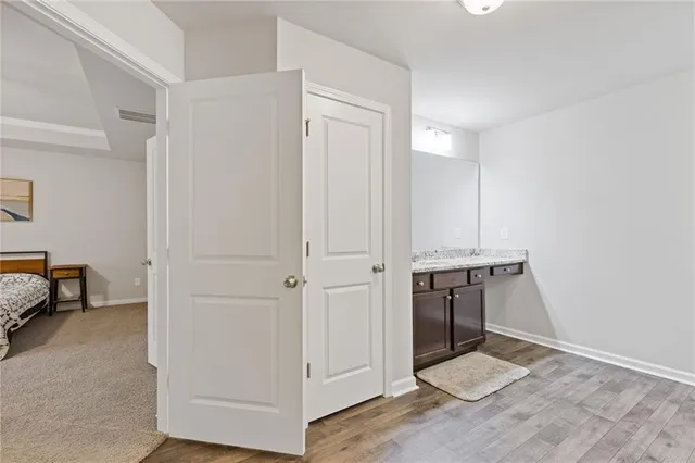 a view of front door