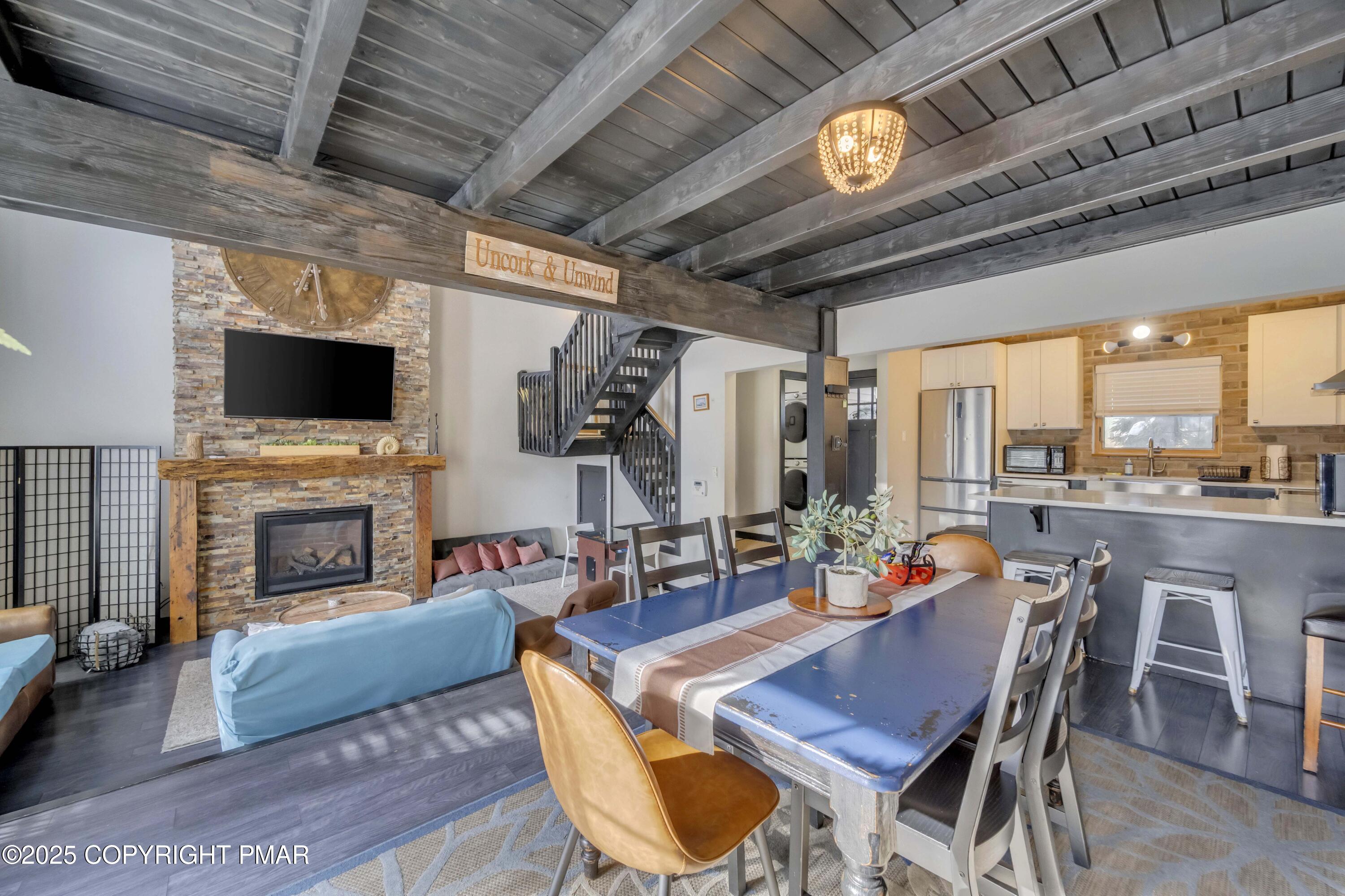 1126 Incline Village East Tannersville, PA 18372 - Photo 9 of 37 a view of a dining room with furniture window and outside view