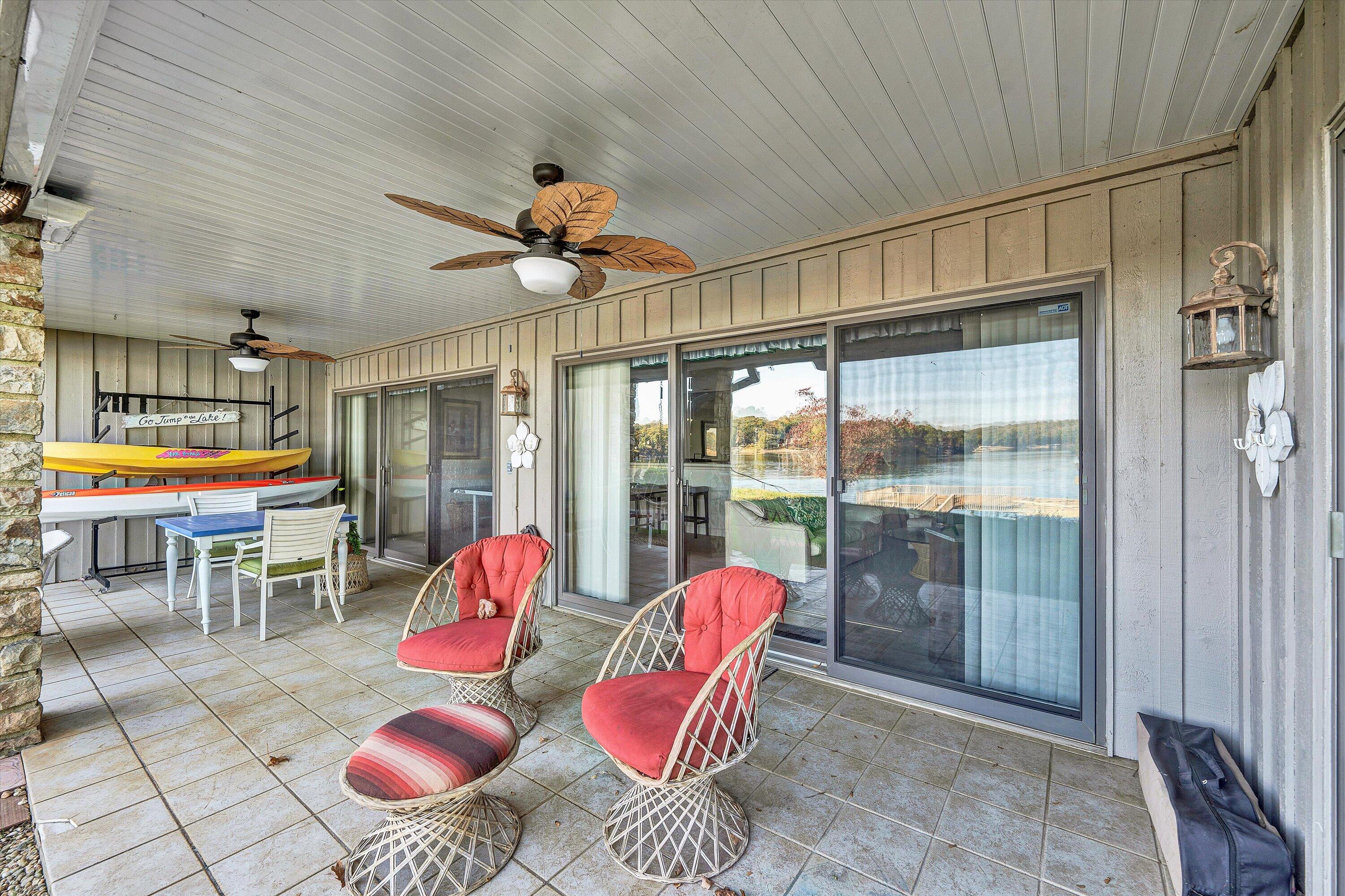 112 Gangplank Circle Moneta, VA 24121 - Photo 48 of 56 a outdoor space with lots of furniture and chandelier