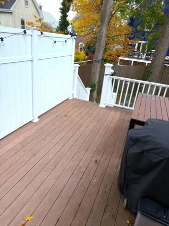 a view of outdoor space and deck