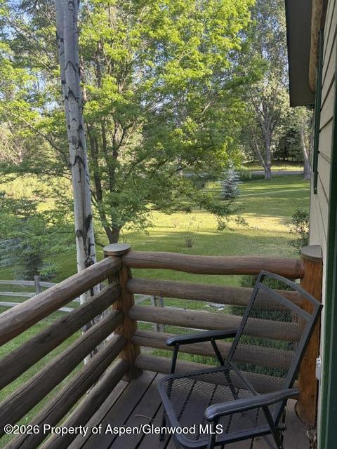 135 Lewis Lane Basalt, CO 81621 - Photo 10 of 25 view from primary bedroom deck