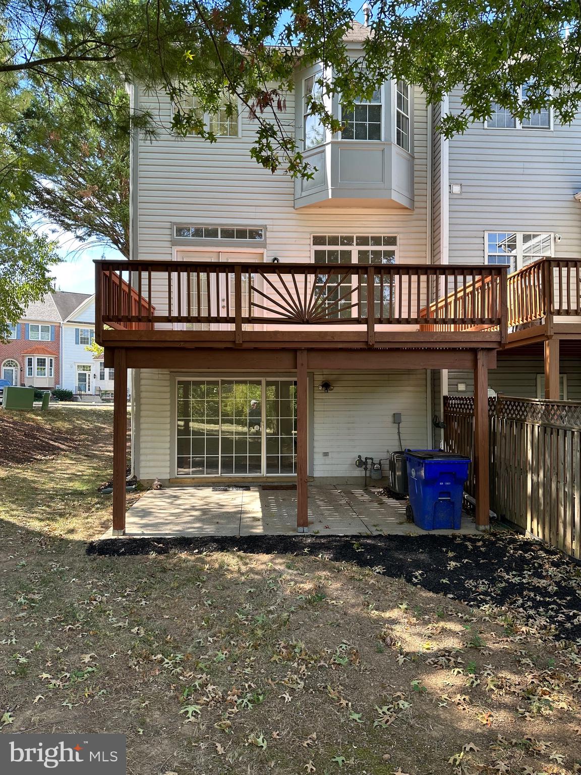 929 Jubal Way Frederick, MD 21701 - Photo 19 of 20 Rear View of Deck and Patio and French Doors