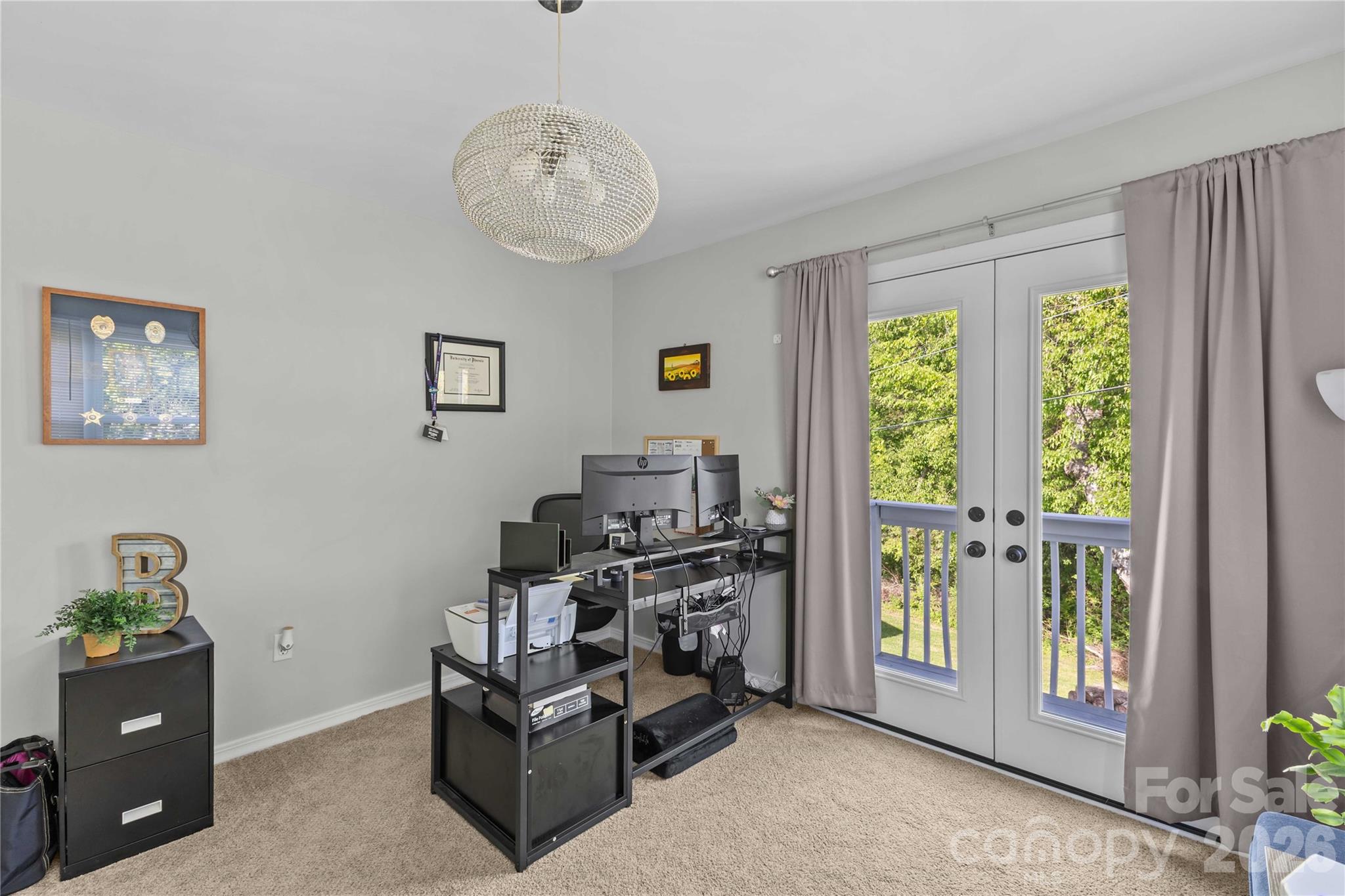 2341 Dixon Road Belmont, NC 28012 - Photo 37 of 42 a view of a workspace with furniture and a window