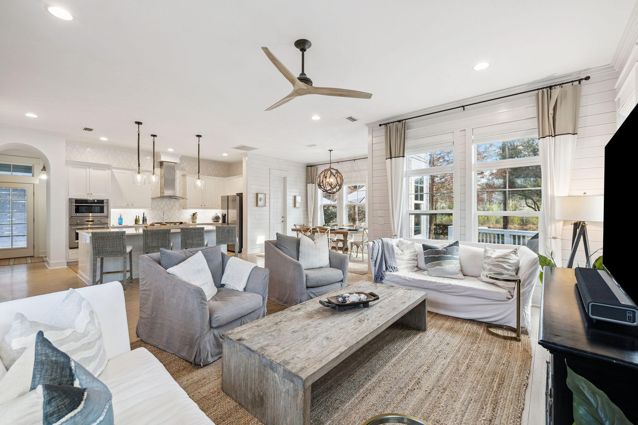 318 East Royal Fern Way Santa Rosa Beach, FL 32459 - Photo 15 of 43 LR Kitchen Den