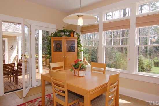 2718 Cambridge Road Raleigh, NC 27608 - Photo 7 of 12 a view of a dining room with furniture window and outside view
