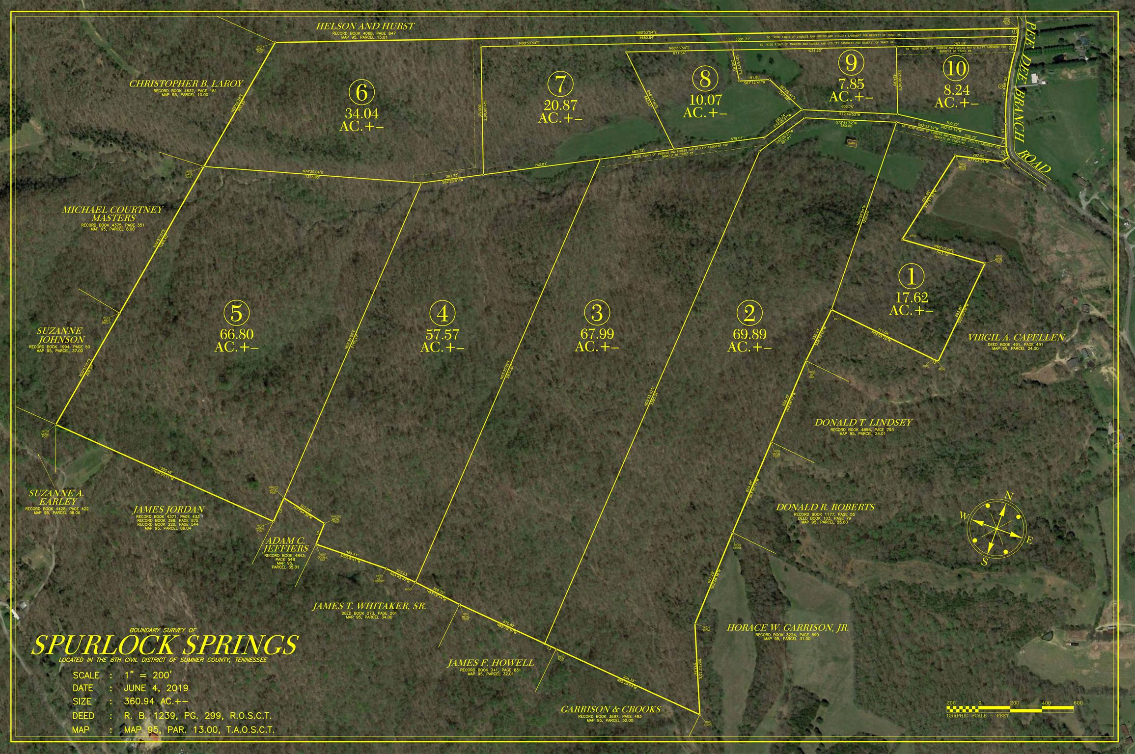 593 E Pee Dee Branch Road Cottontown, TN 37048 - Photo 7 of 8 Tract #8