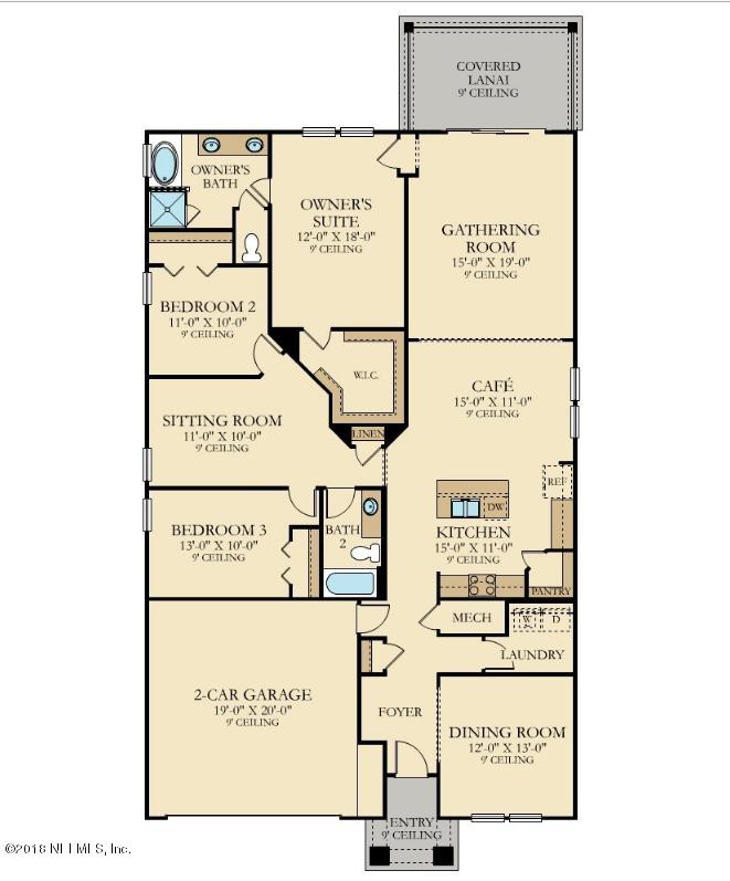 15656 Tisons Bluff Road Jacksonville, FL 32218 - Photo 29 of 29 Charle Floor Plan by Lennar