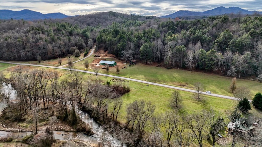 Lot 51 Prosperity Road Warne, NC 28909 - Photo 9 of 16 a view of a lake with a mountain in the background