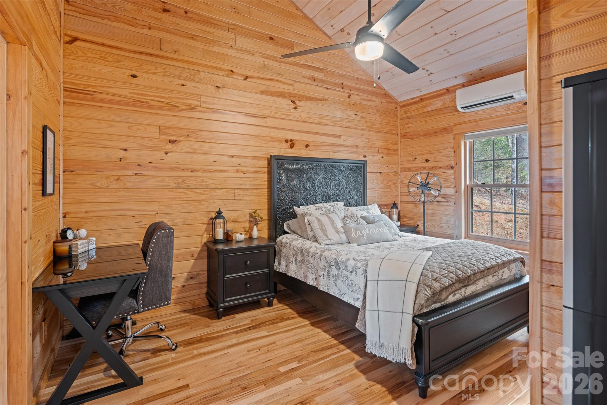 1333 Park Vista Road West Jefferson, NC 28694 - Photo 17 of 39 a bedroom with a bed and a desk