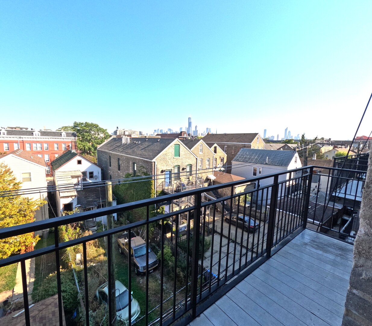 1432 West 21st Street, Unit 321 Chicago, IL 60608 - Photo 18 of 25 a view of a street from a balcony