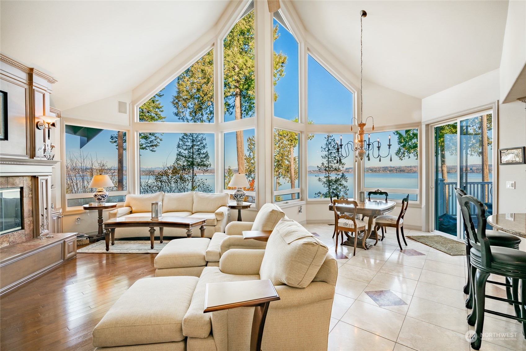5436 Night Heron Drive Blaine, WA 98230 - Photo 13 of 40 a living room with furniture and a large window