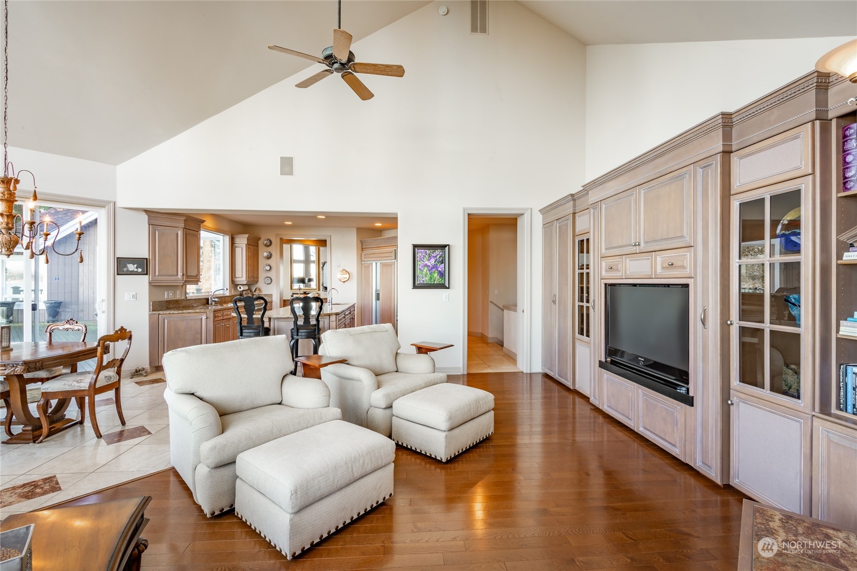 5436 Night Heron Drive Blaine, WA 98230 - Photo 14 of 40 a living room with furniture and a fireplace