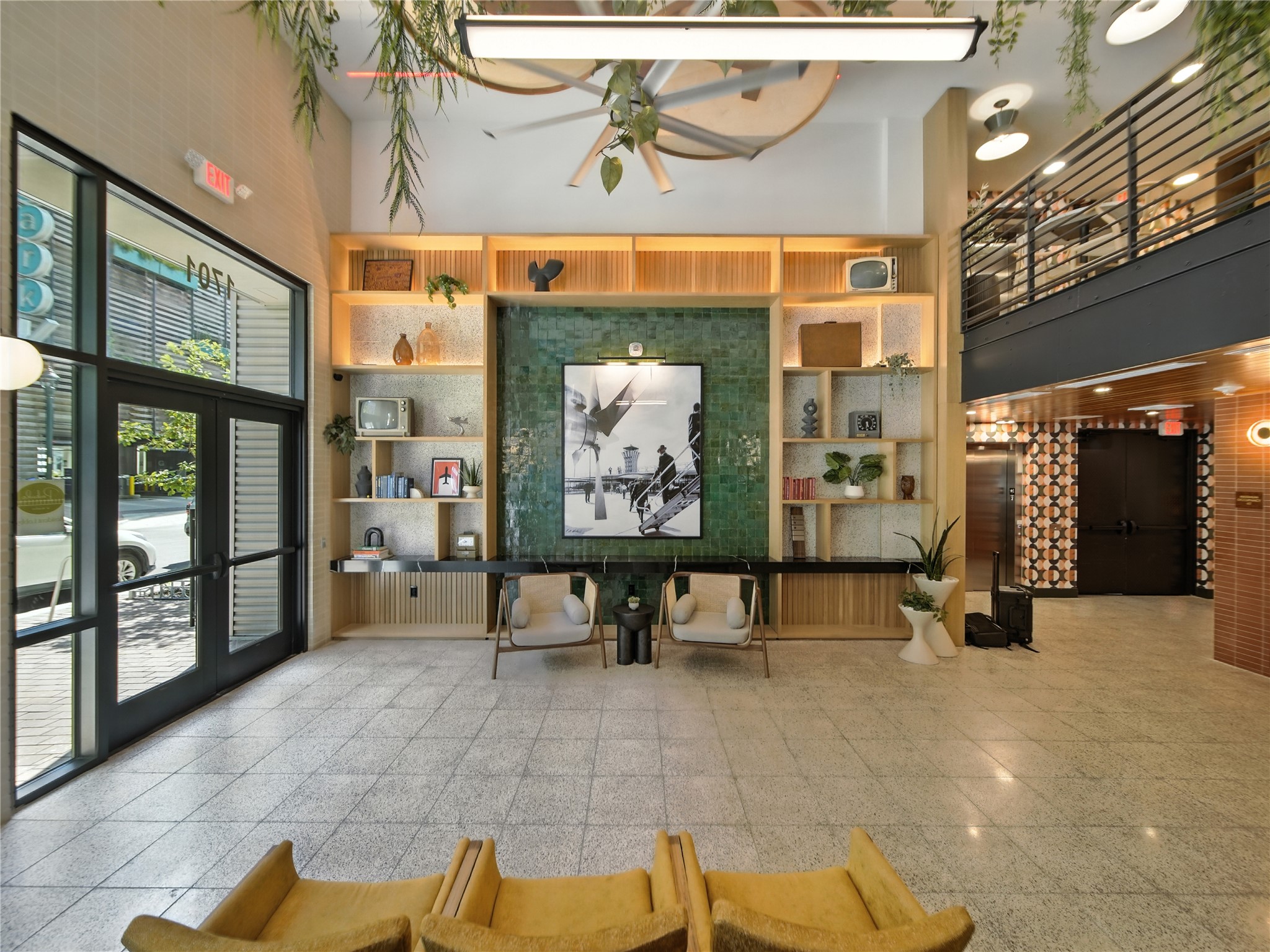 1701 Simond Avenue, Unit 302 Austin, TX 78723 - Photo 22 of 28 a view of a building with outdoor seating