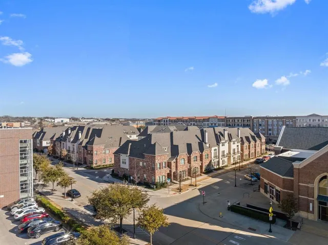 a view of a balcony with city view