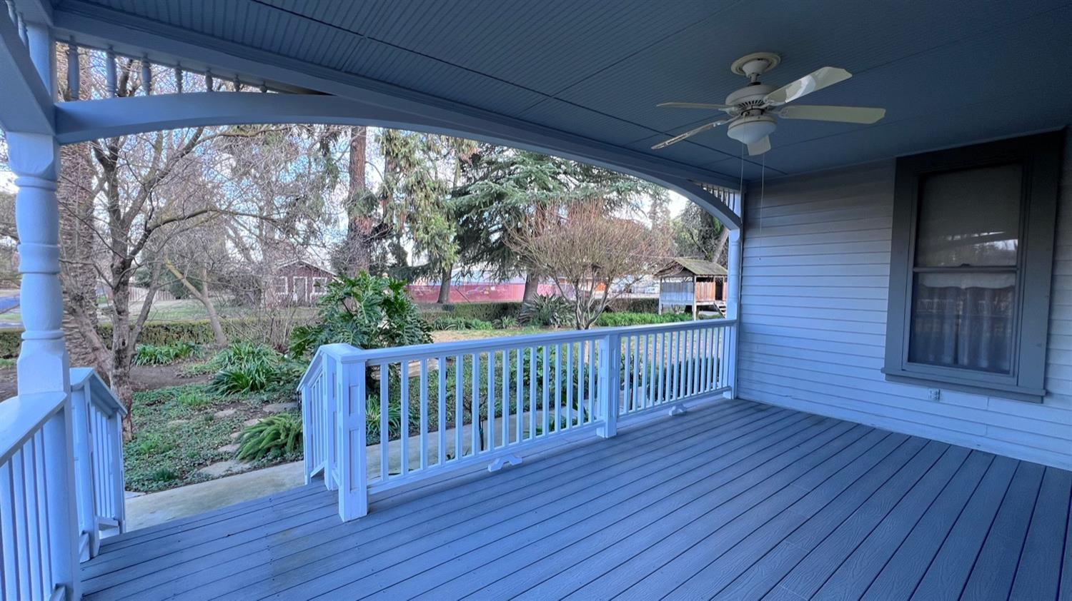 6375 Murphy Avenue Laton, CA 93242 - Photo 56 of 68 a view of a porch with wooden floor