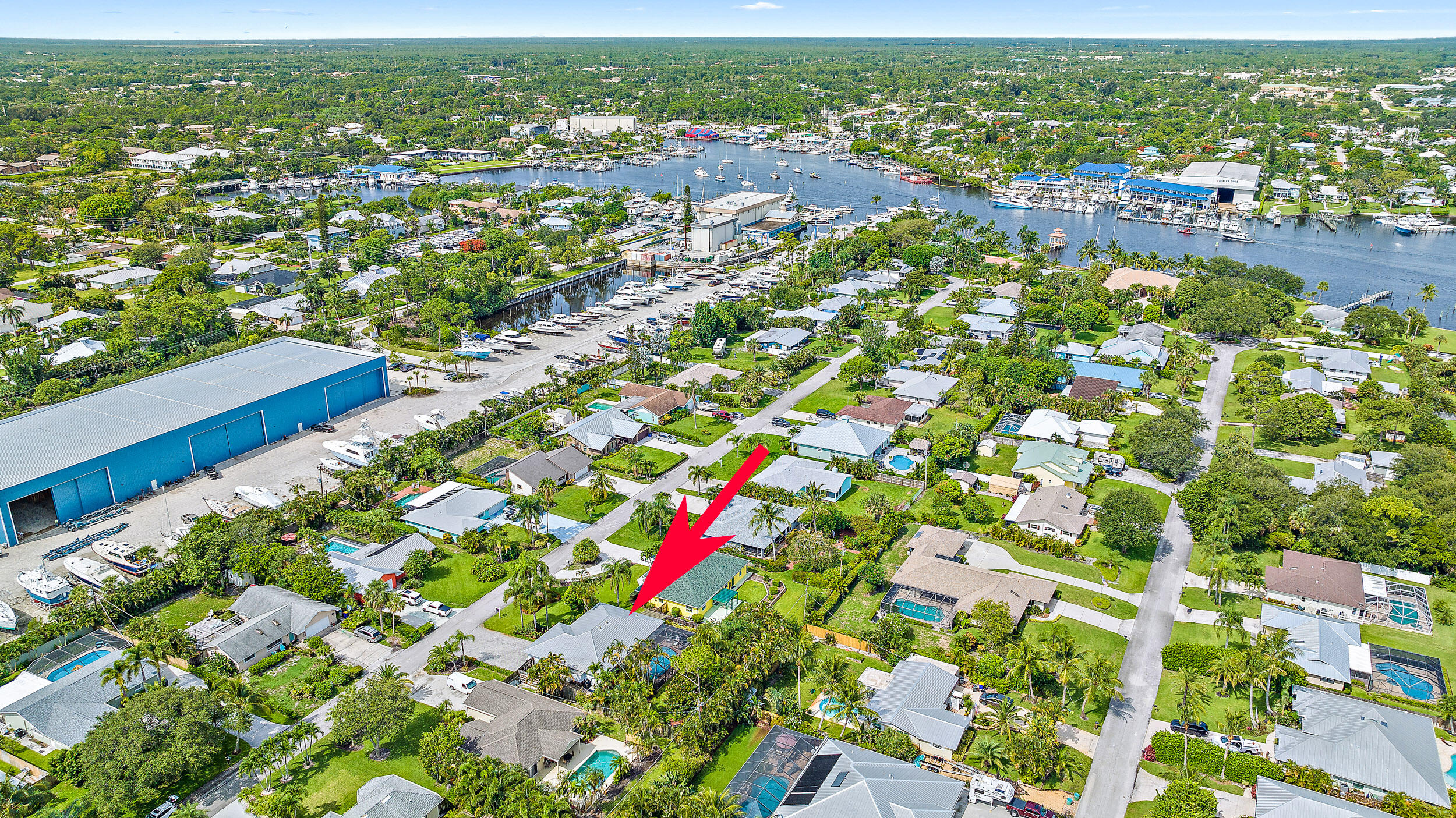 4755 Southeast Manatee Terrace Stuart, FL 34997 - Photo 24 of 24 Aerial View