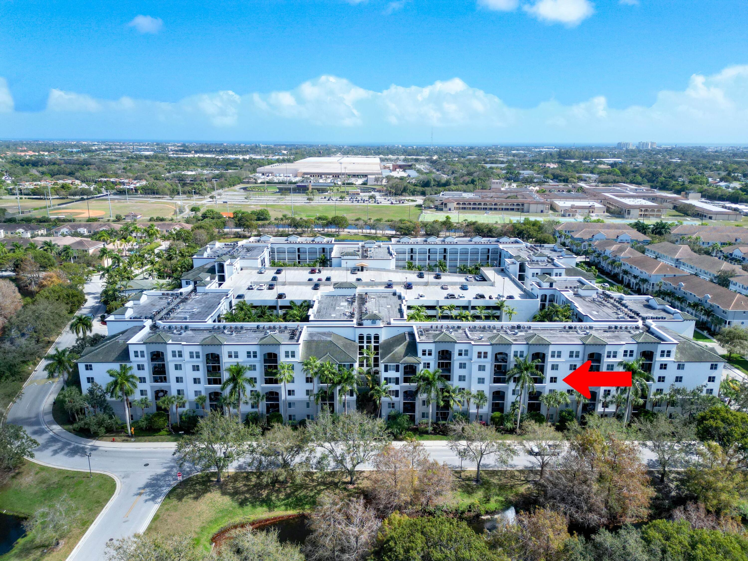 1690 Renaissance Commons Boulevard, Unit 1412 Boynton Beach, FL 33426 - Photo 30 of 42 Drone Building Front West