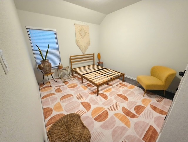 3833 Mercer Road Georgetown, TX 78628 - Photo 8 of 25 A quiet bedroom featuring slatted blinds for adjustable light control.