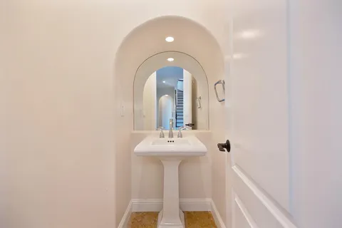 a aerial view of a house