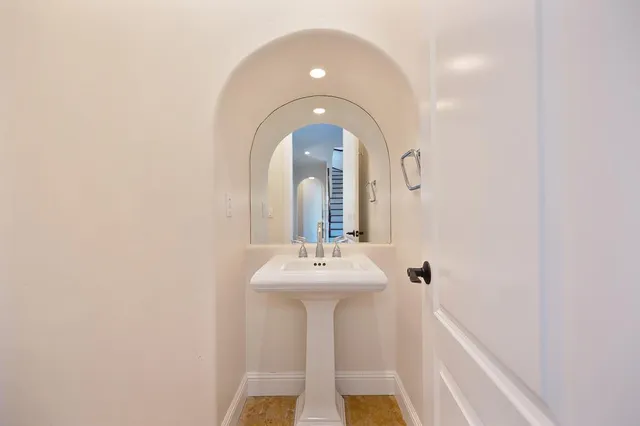 a aerial view of a house