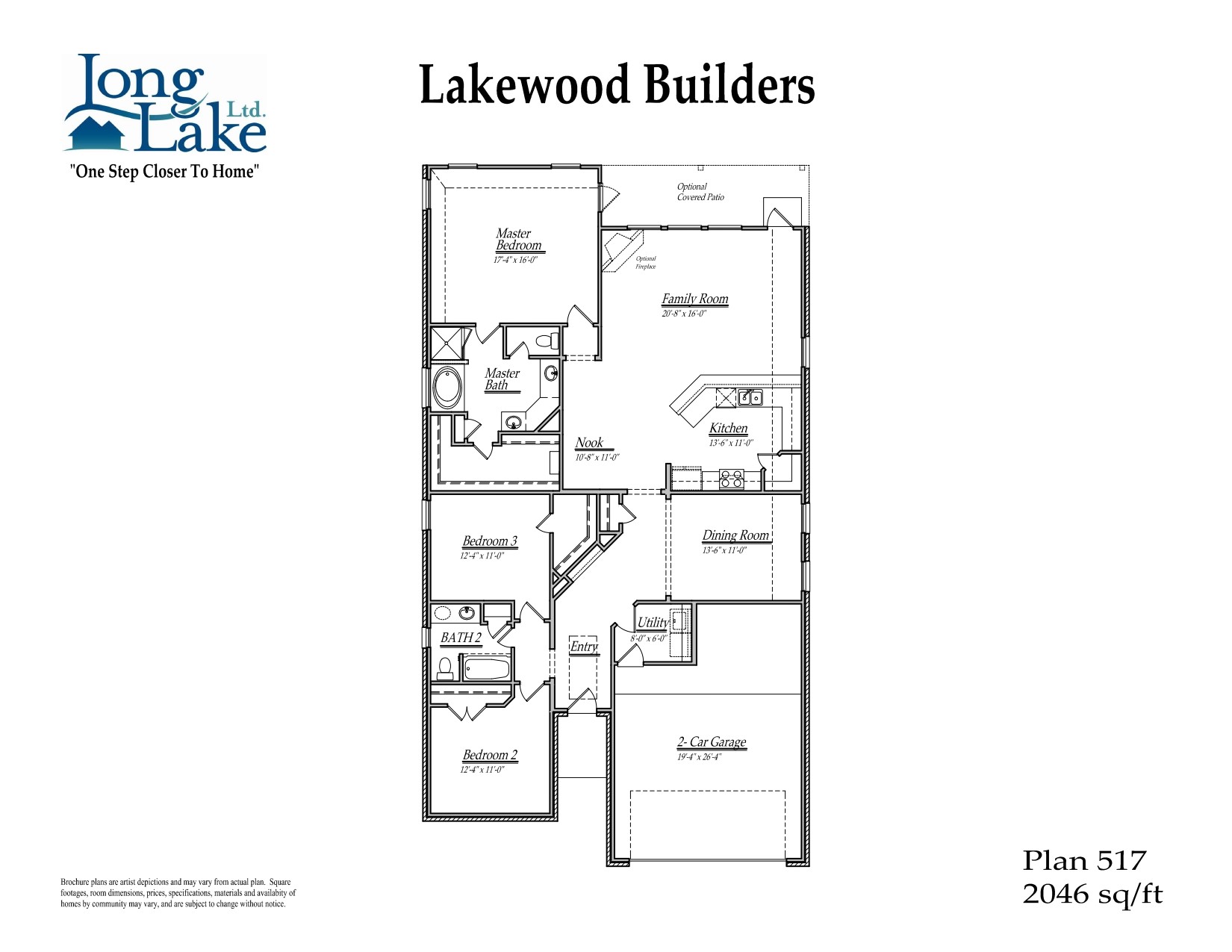 3046 Native Spg Drive Spring, TX 77373 - Photo 2 of 4 Plan 517 offers 3 bedrooms, 2 full baths, and over 2,000 sqft of living space.