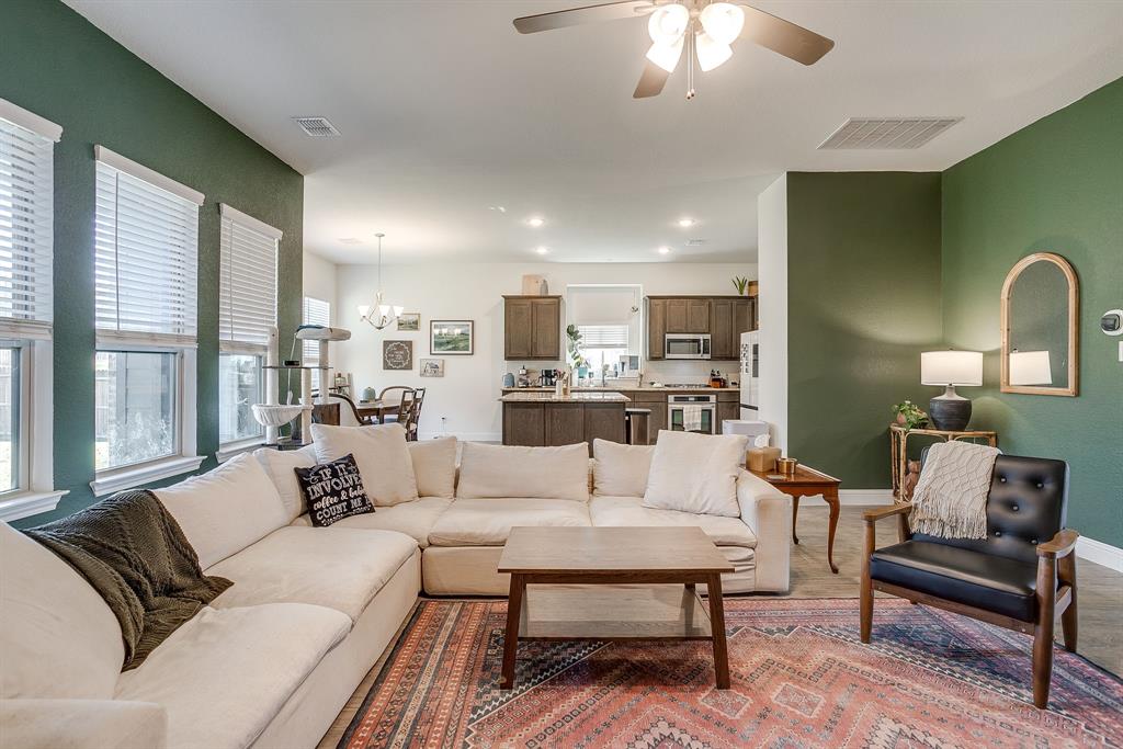 3929 Brookdale Road Benbrook, TX 76116 - Photo 12 of 39 a living room with furniture and a large window