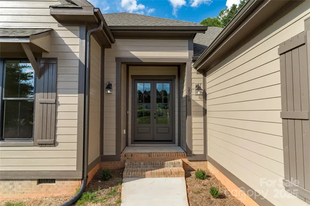 a view of front door