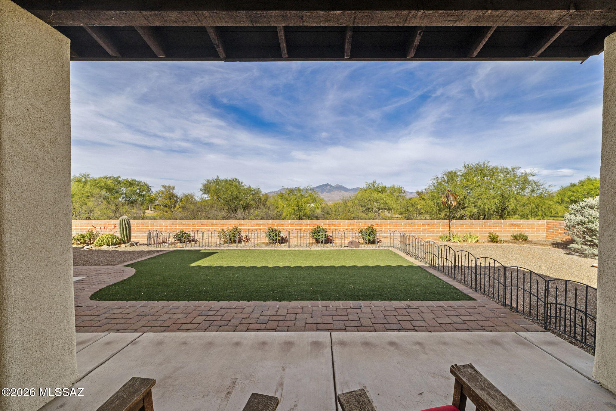 45 High View Court Tubac, AZ 85646 - Photo 39 of 44 a view of swimming pool with outdoor space and seating area