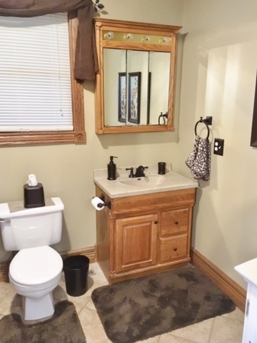 6166 Ogle Road Polo, IL 61064 - Photo 29 of 32 a bathroom with a sink toilet and mirror