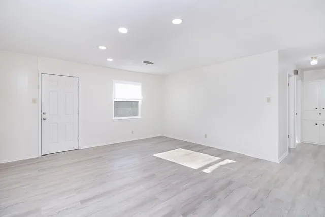 wooden floor in an empty room with wooden floor