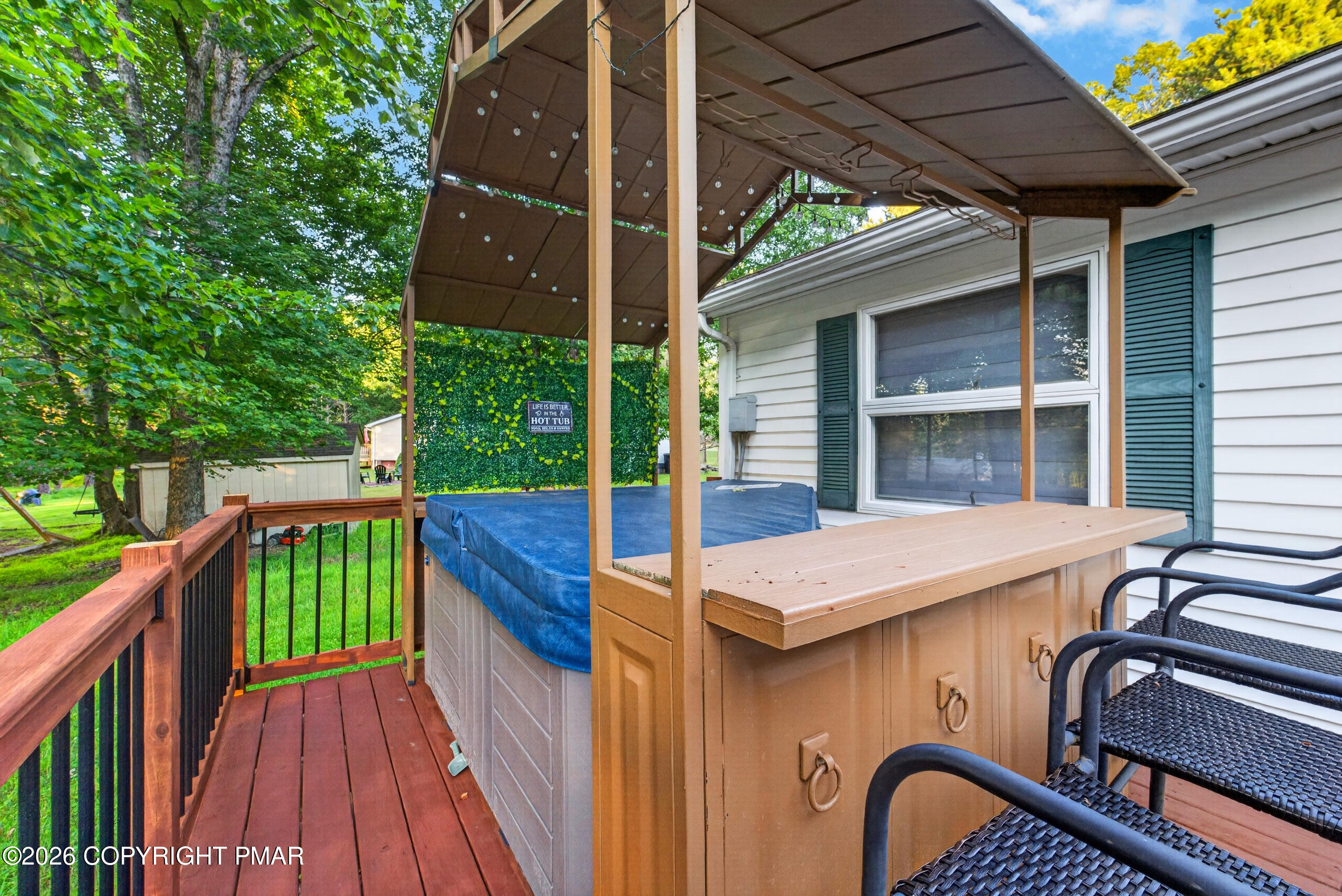 457 Mountain Road Albrightsville, PA 18210 - Photo 6 of 46 Hot Tub Bar Area