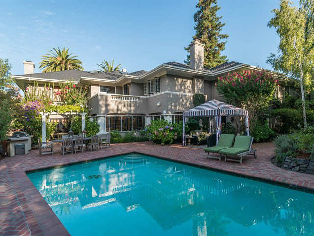 224 Warren Road San Mateo, CA 94402 - Photo 22 of 25 swimming pool with outdoor seating and yard