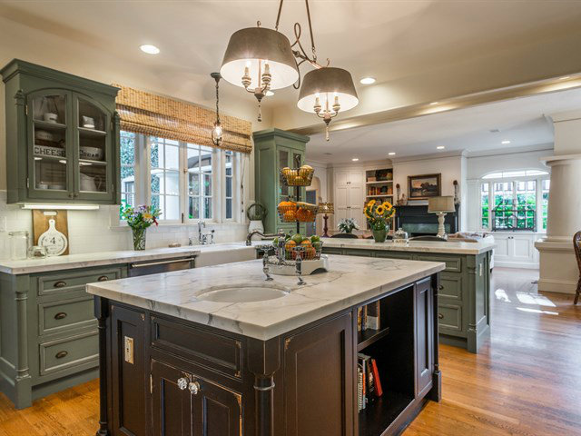 224 Warren Road San Mateo, CA 94402 - Photo 8 of 25 a kitchen with stainless steel appliances granite countertop a sink a stove and a wooden floors