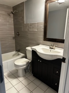 11036 Kilpatrick Avenue, Unit 3SW Oak Lawn, IL 60453 - Photo 8 of 9 a bathroom with a sink toilet and shower