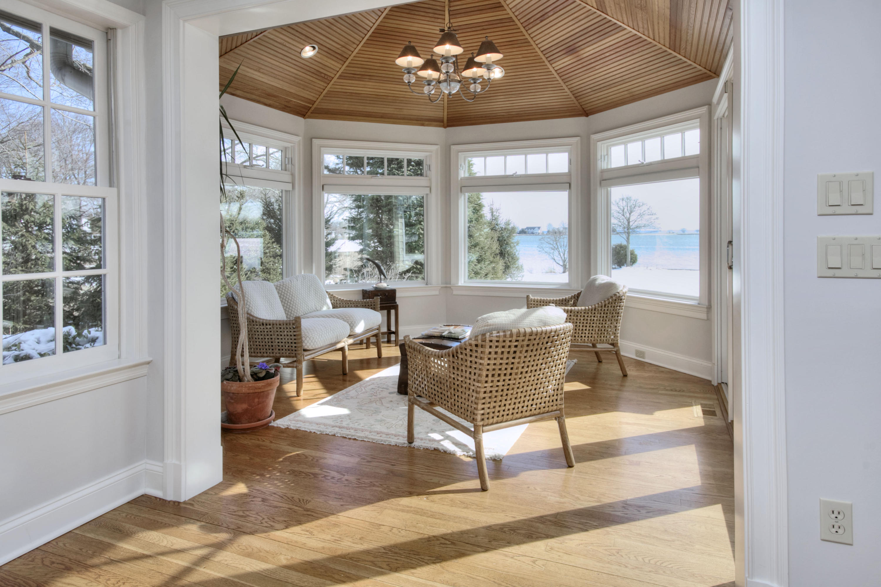 9 Seagate Road Darien, CT 06820 - Photo 13 of 32 a living room with furniture and a large window
