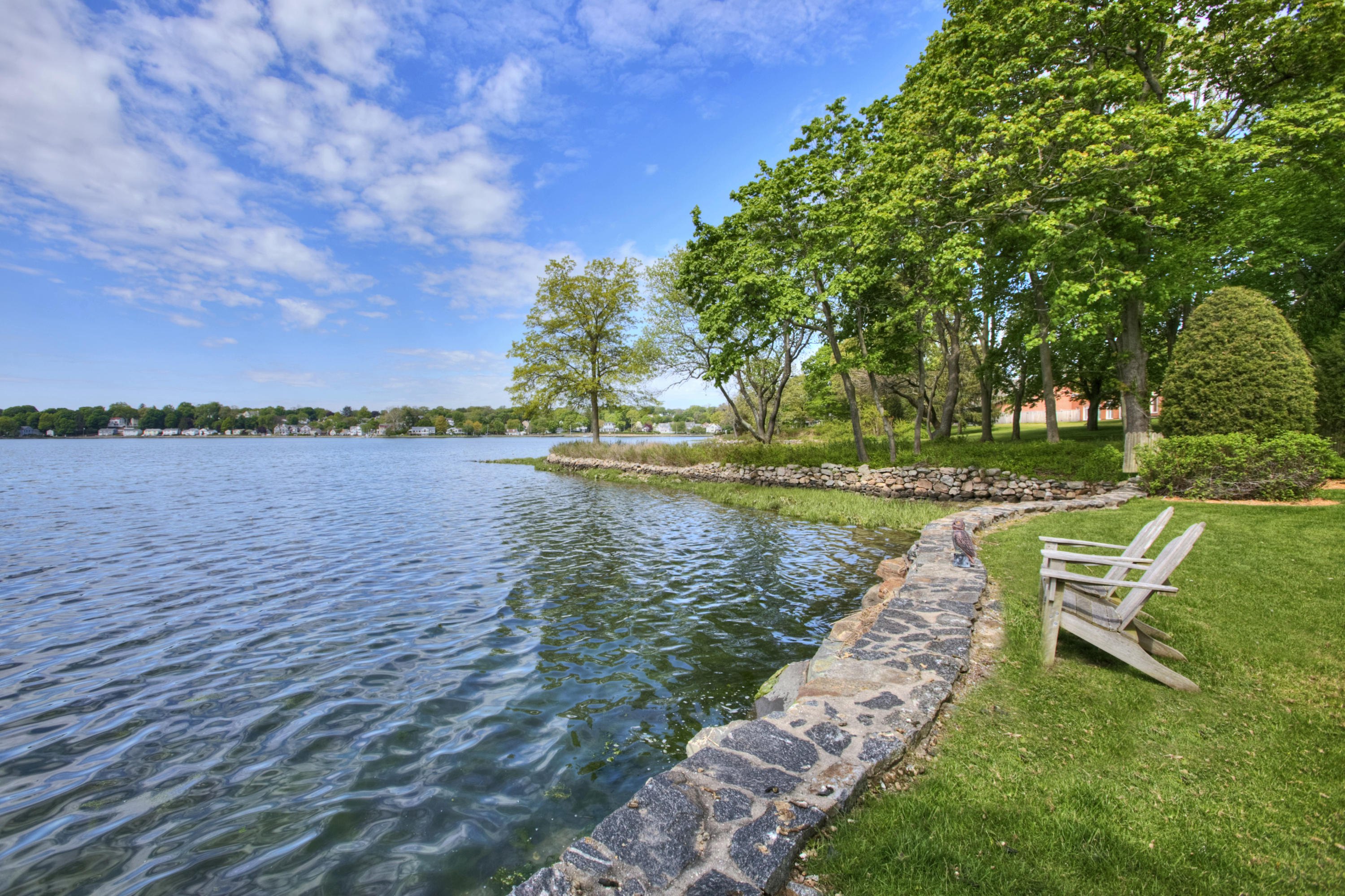 9 Seagate Road Darien, CT 06820 - Photo 5 of 32 a view of a lake with outdoor space