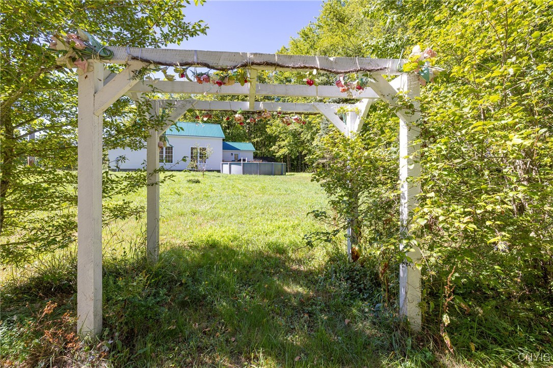3781 County Rte 17 Williamstown, NY 13493 - Photo 32 of 48 Backyard Trellis