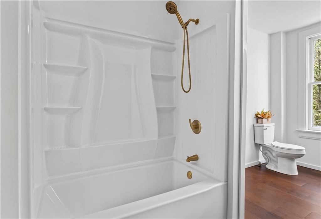 650 Hood School Road Indiana, PA 15701 - Photo 30 of 47 a bathroom with a bathtub and a shower