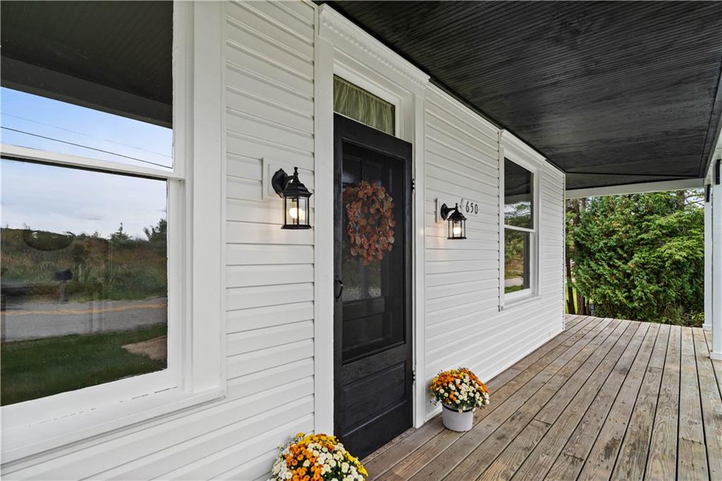 650 Hood School Road Indiana, PA 15701 - Photo 38 of 47 a view of balcony with wooden floor and outer view