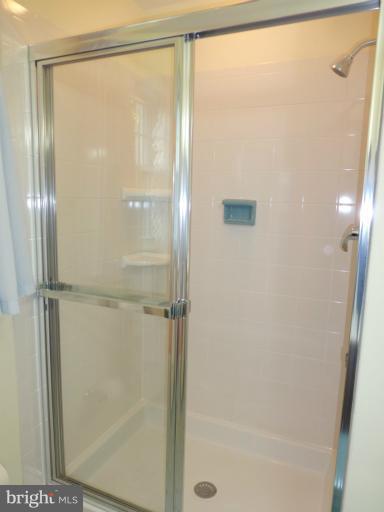8224 Riverside Road Alexandria, VA 22308 - Photo 8 of 16 a bathroom with a glass shower door