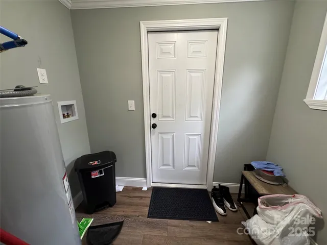 a view of bedroom with a bed