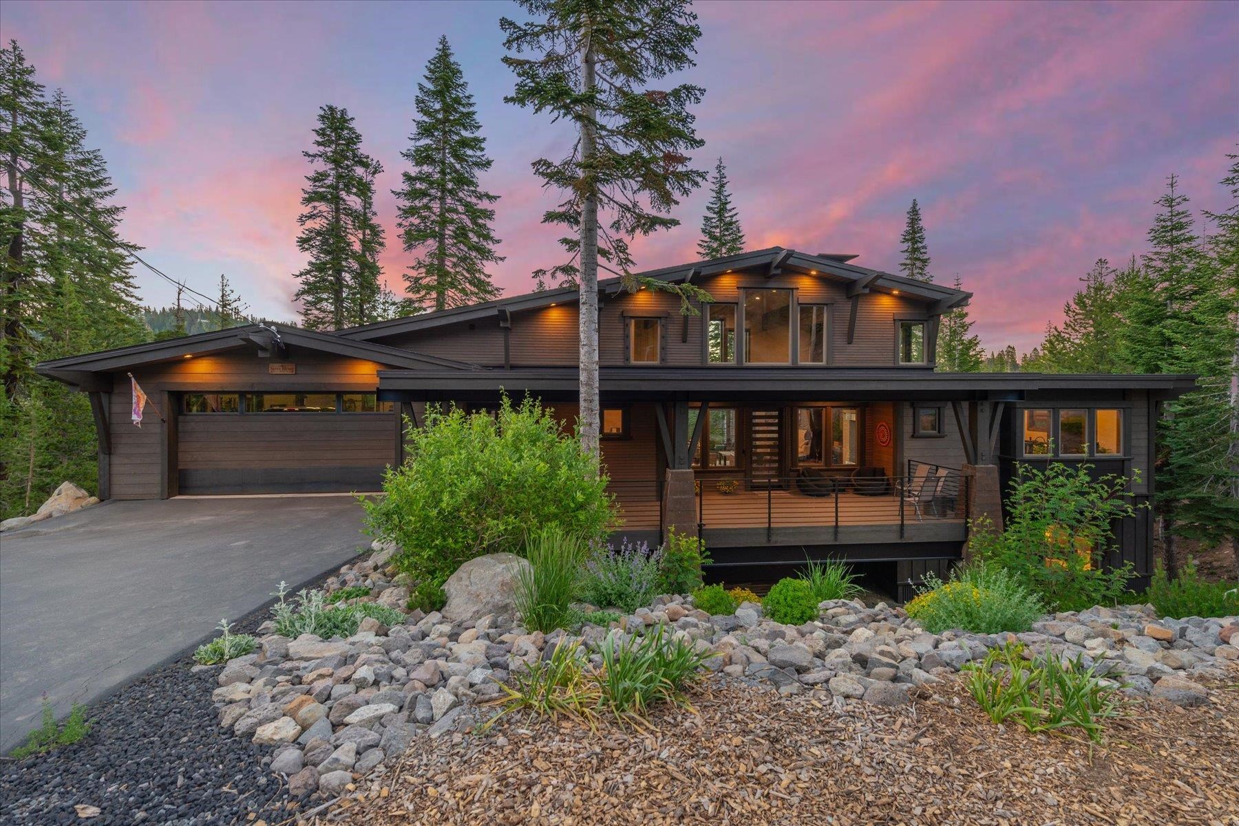 15339 Ski Slope Way Truckee, CA 96161 - Photo 2 of 28 a front view of a house with garden
