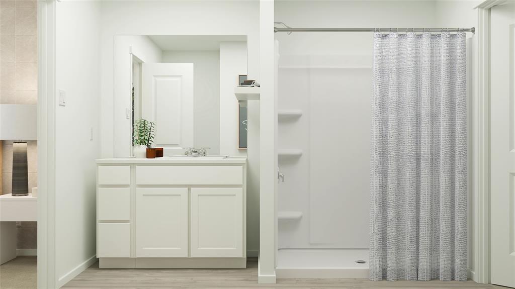 15212 Bullfighter Boulevard Haslet, TX 76052 - Photo 23 of 36 a bathroom with a sink and a mirror