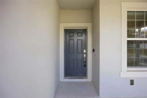 a view of front door