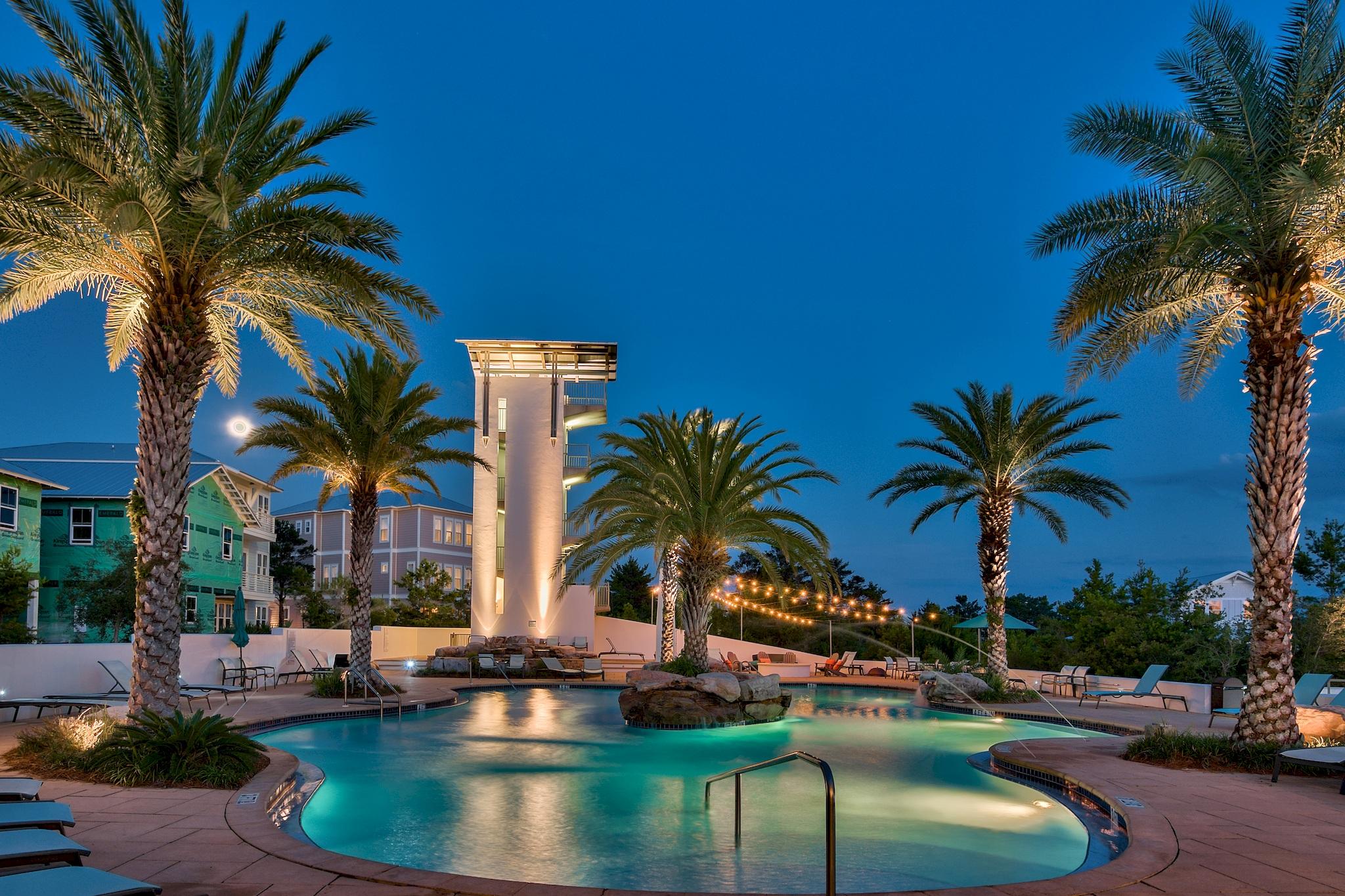 22 Gulfview Way Santa Rosa Beach, FL 32459 - Photo 34 of 40 small_Highland Parks pool and dusk _18