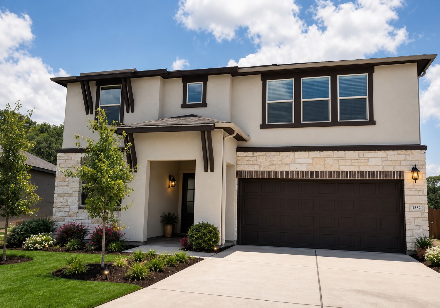 1352 Eagle Ridge Trail Leander, TX 78641 - Photo 1 of 18 landscaping digitally enhanced