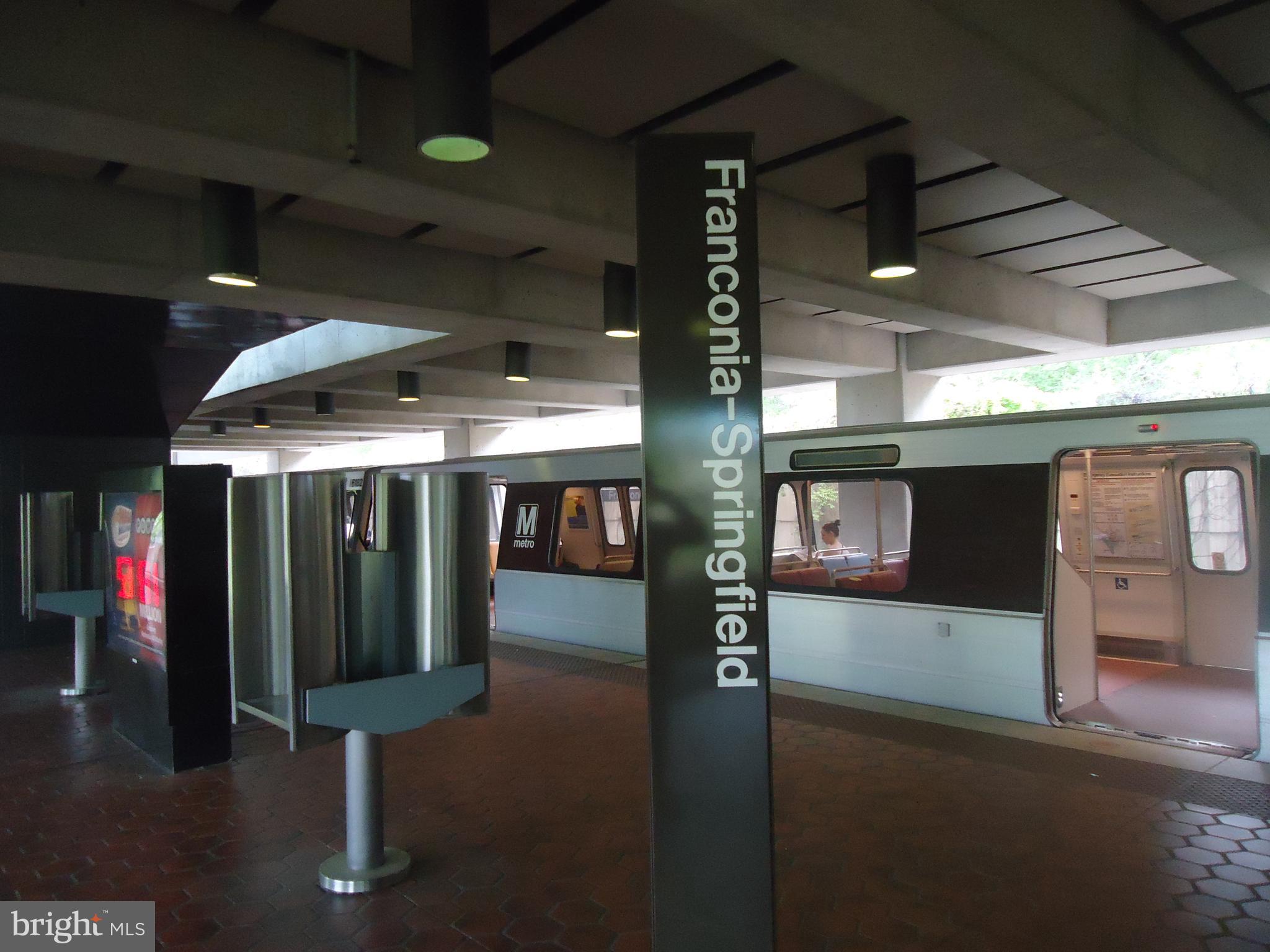 6409 Inwood Drive Springfield, VA 22150 - Photo 39 of 40 Blue line metro - Franconia/Springfield