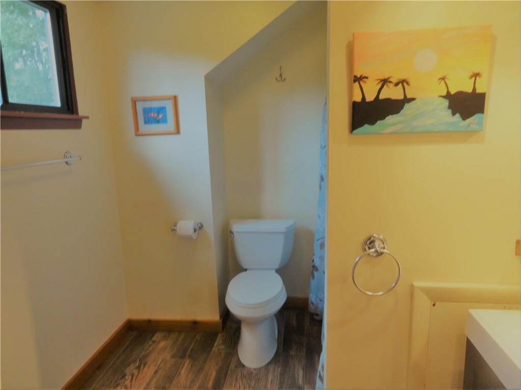 226 Oak Road Pittsburgh, PA 15239 - Photo 12 of 25 The Master Bath (in the Master Suite) with ceramic tile floor and updated commode and vanity.