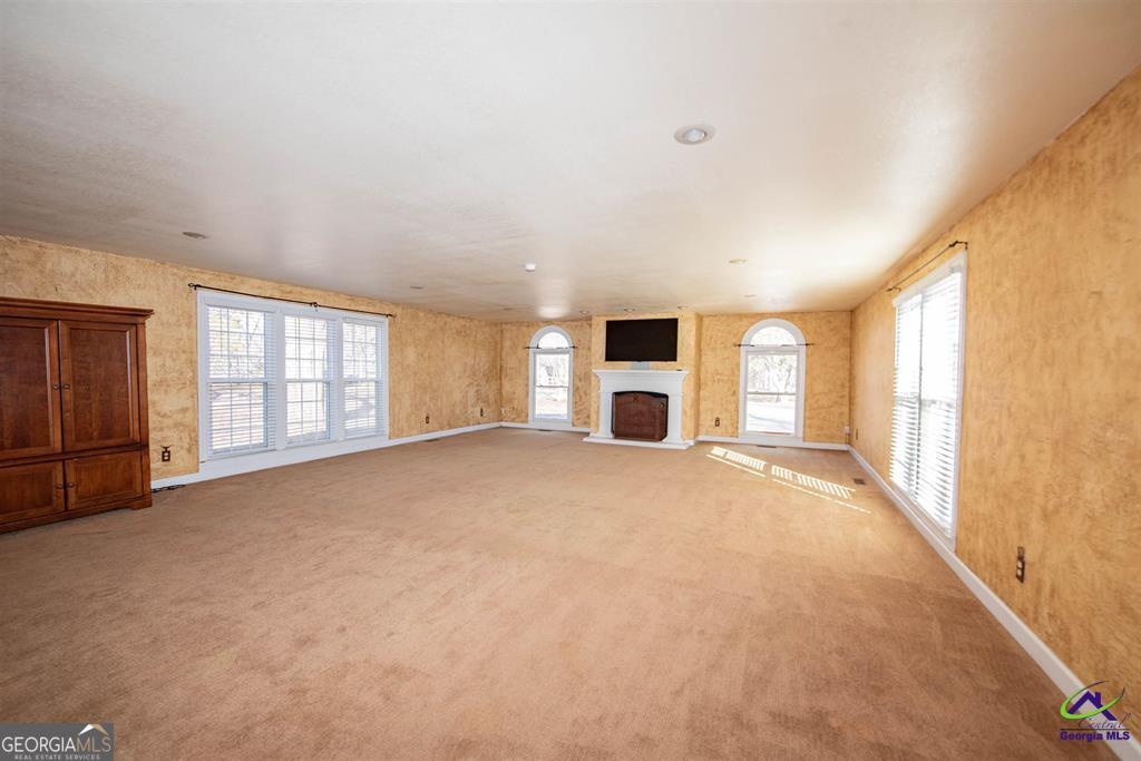 1441 Zenith Mill Road Roberta, GA 31078 - Photo 39 of 80 a view of empty room with a fireplace and windows