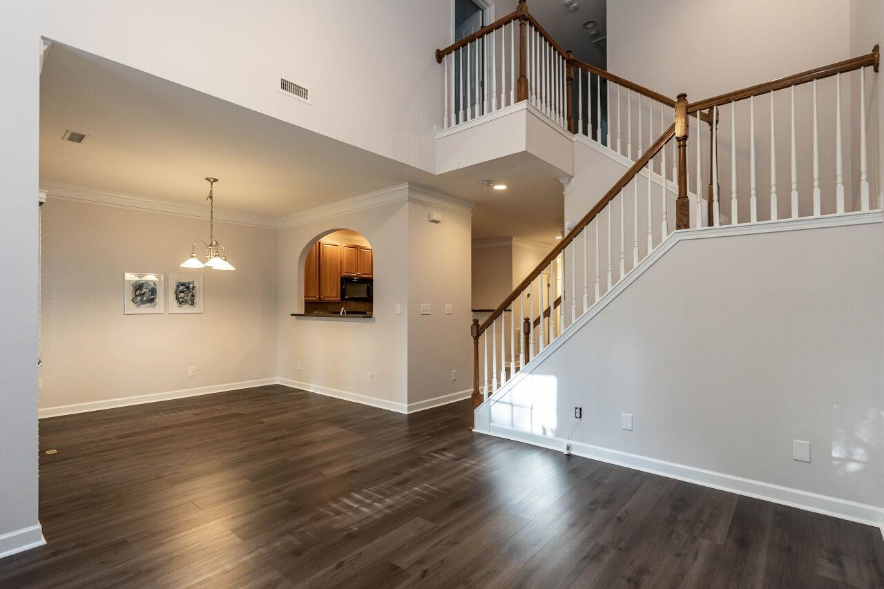 5948 Kohler Lane Raleigh, NC 27616 - Photo 16 of 32 a view of entryway with wooden floor